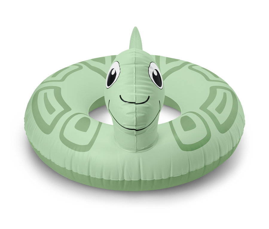 Bouée « tortue » verte avec motif de tortue.