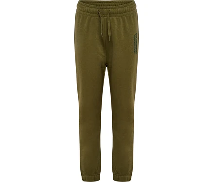 Pantalon régulier HUMMEL HMLJR Base, vert.