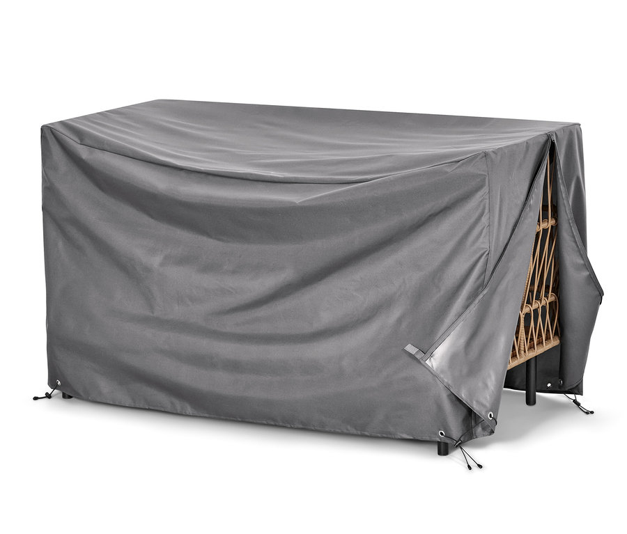 Housse de protection premium grise pour grands sofas lounge.