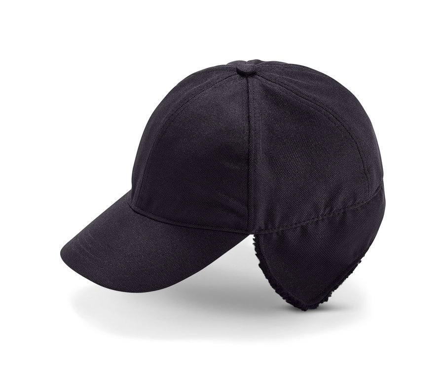 Casquette fonctionnelle bleu foncé.