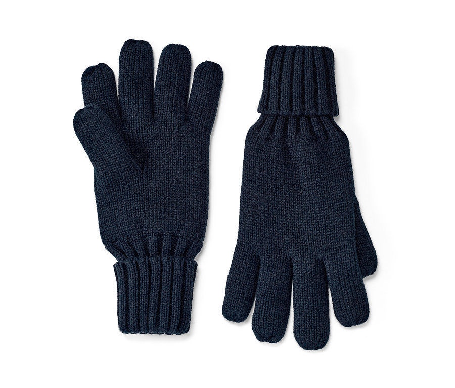 Deux gants en maille.