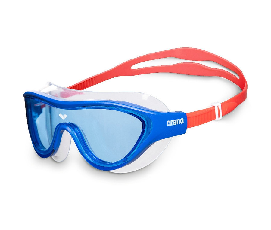 Lunettes de natation bleues arena Junior The One Mask pour enfant.