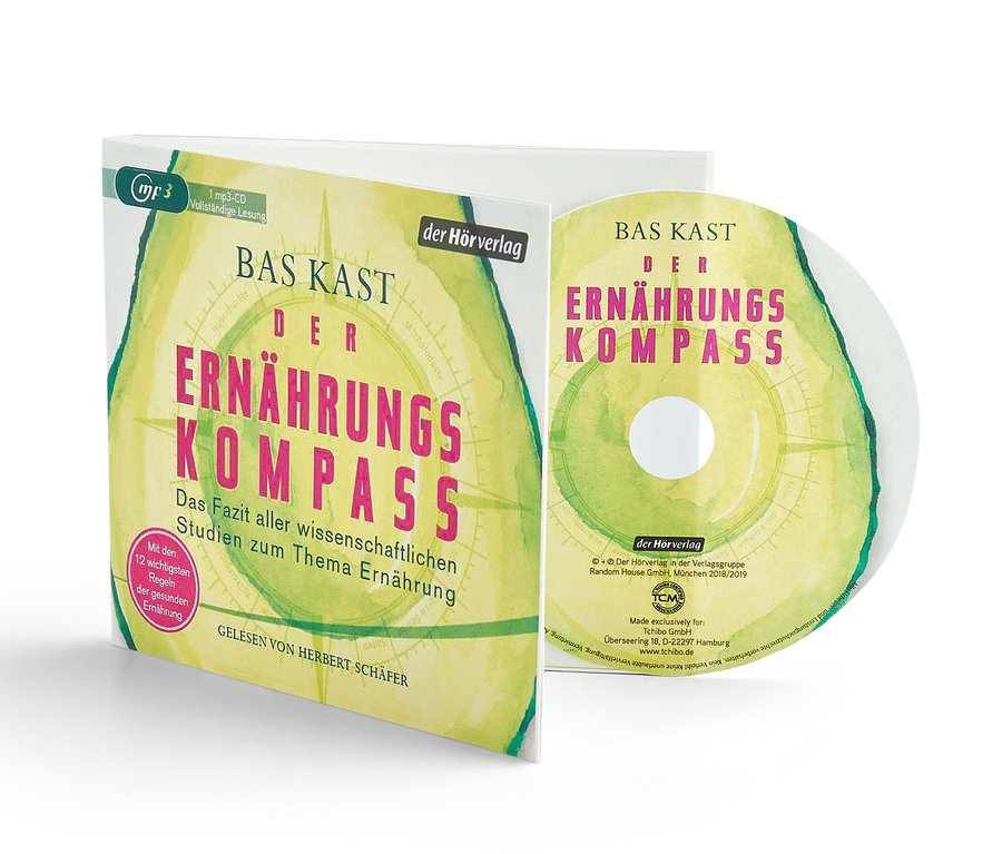 Couverture et CD du livre audio « La boussole de l’alimentation » de Bas Kast.