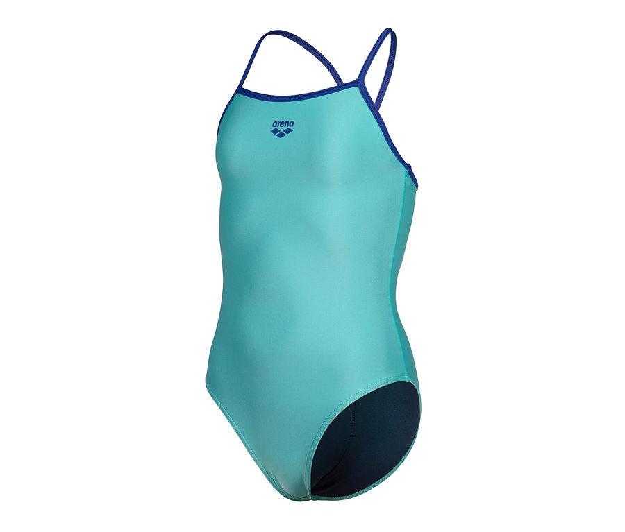 Maillot de bain une pièce bleu clair Arena Feel Light Drop Back Solid.