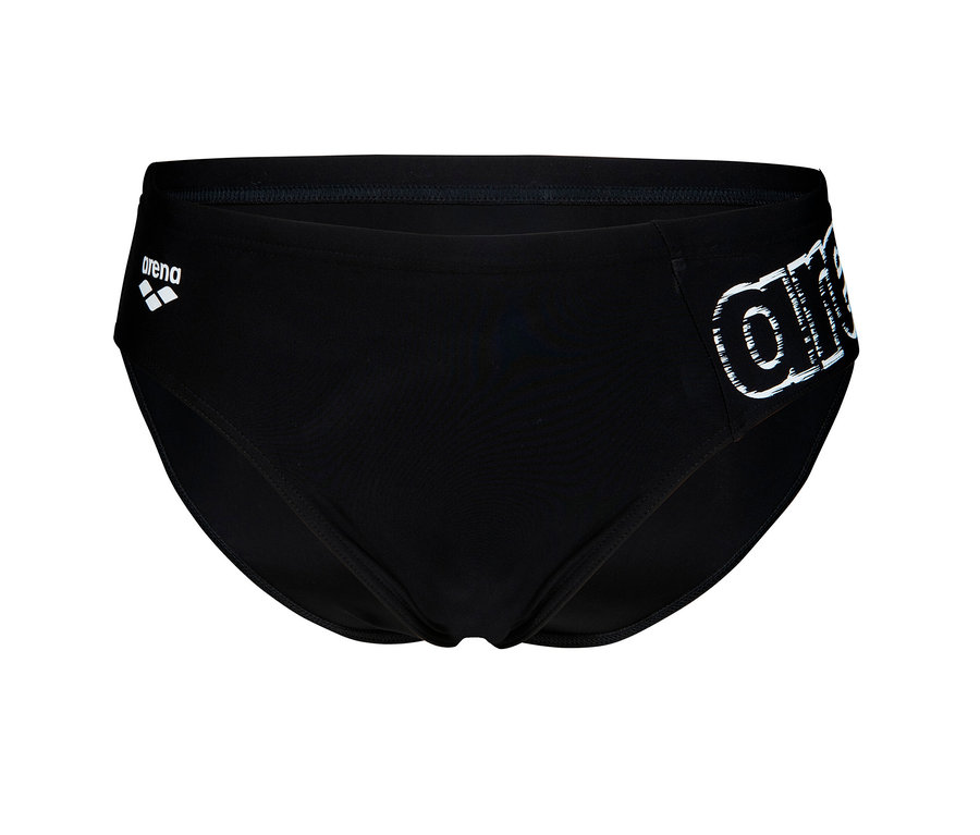 Maillot de bain slip arena Scratchy noir.