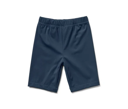 Maillot de bain de natation pour enfant bleu avec indice de protection UV 80.