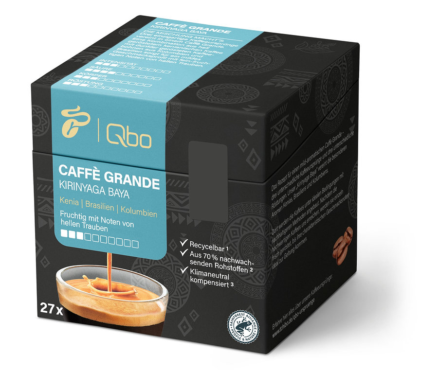 Qbo Caffè Grande KIRINYAGA BAYA – 27 capsules