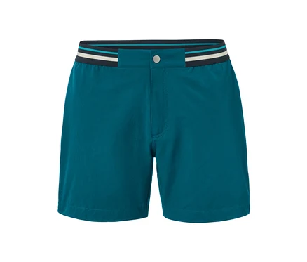 Short de bain bleu pétrole.