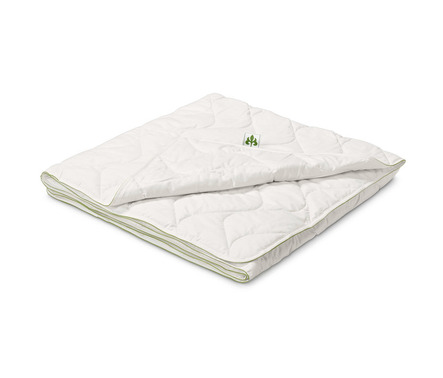 Couette en coton blanche pliée irisette® greenline.