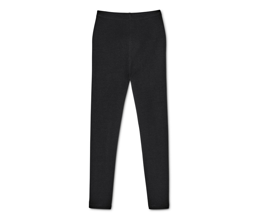 Un des 3 leggings pour enfant, noir.