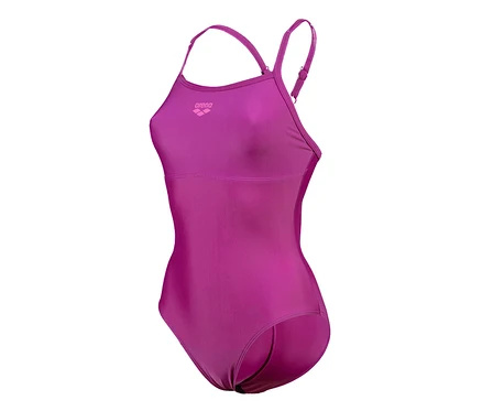 Maillot de bain pour femme Solid Lightdrop Back Bustier arena Feel, PURPLE WINE