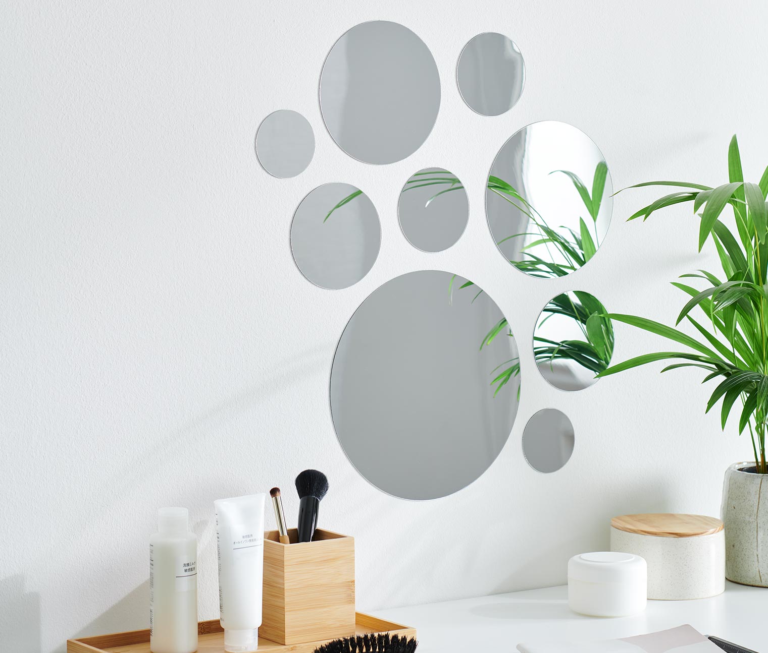 9 autocollants miroir