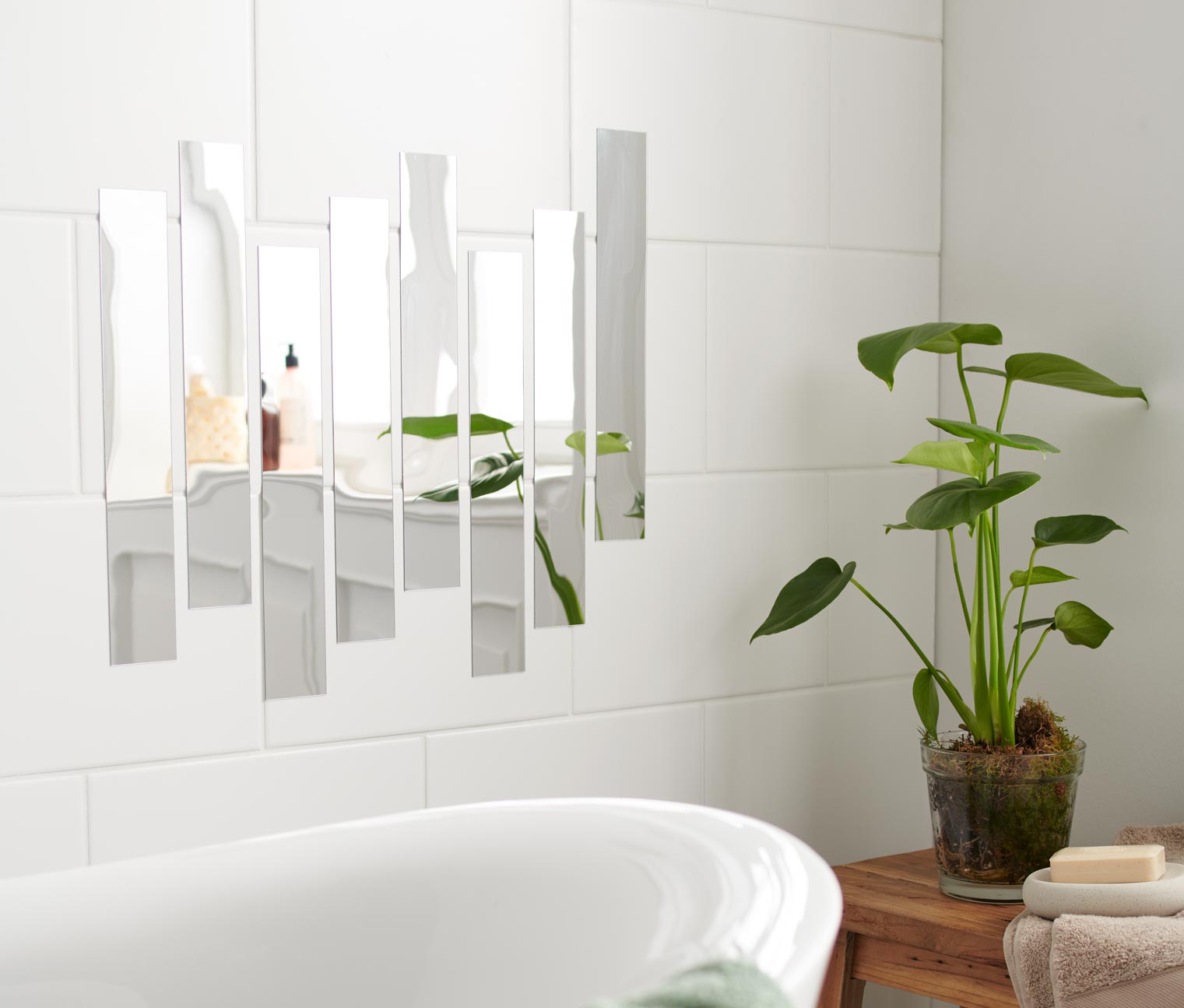 8 autocollants miroir