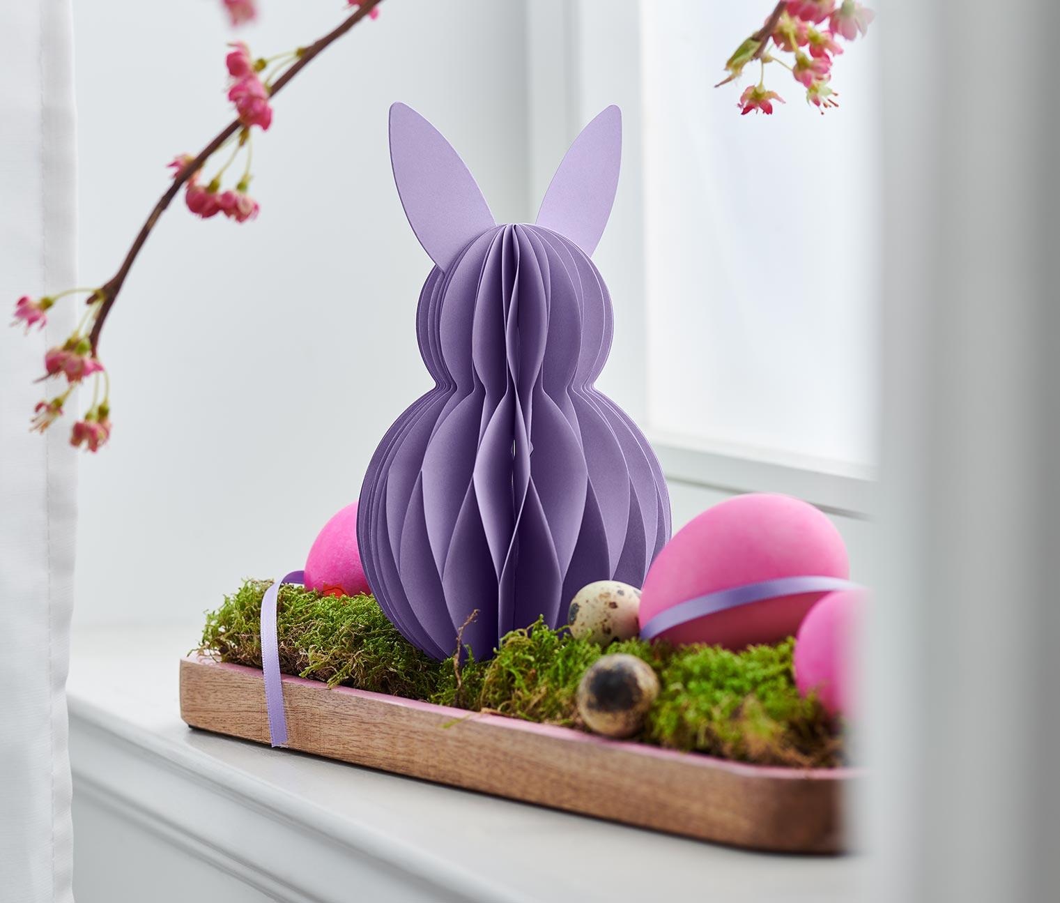 Lapin de Pâques en papier