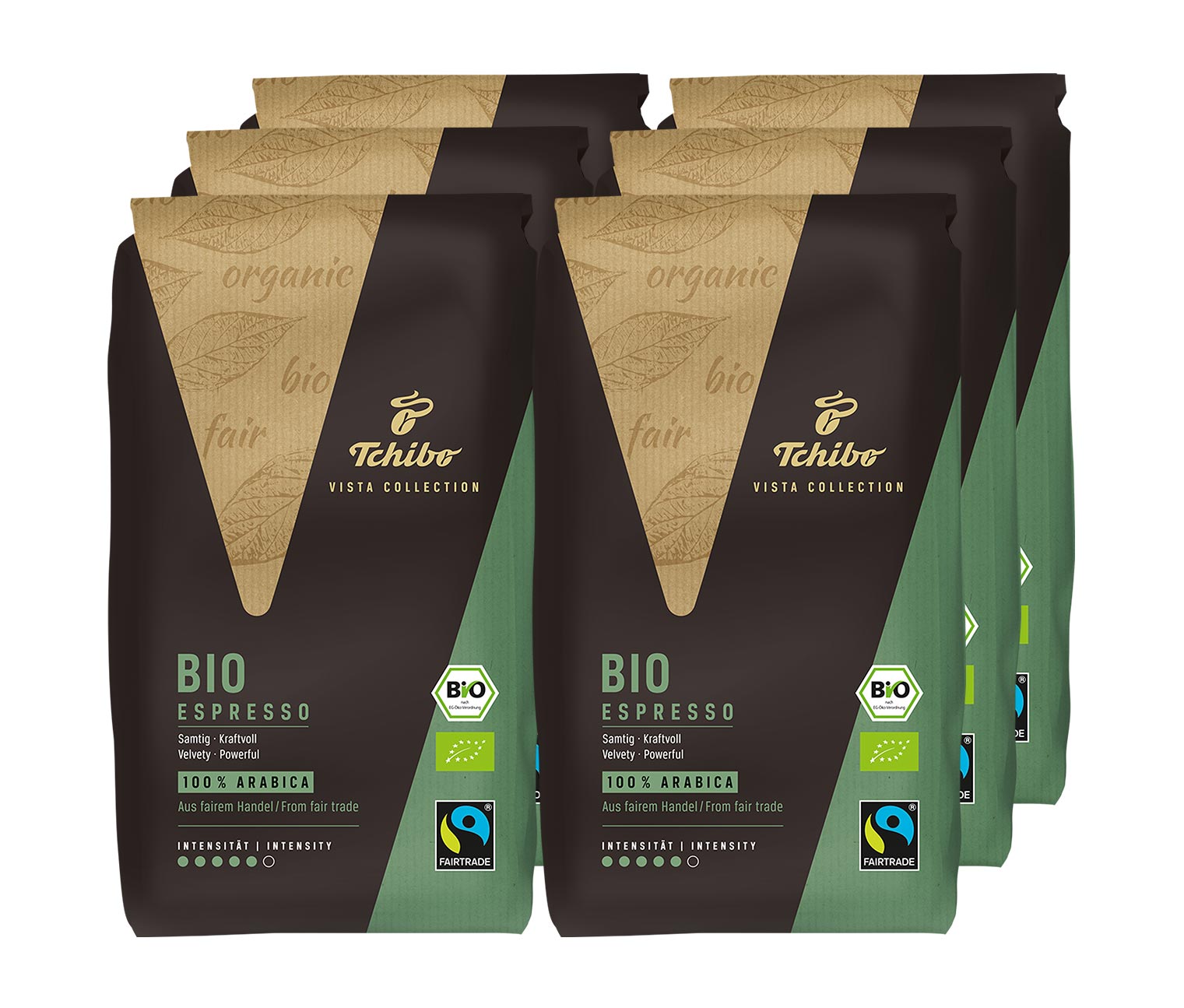 Vista Collection - Bio Espresso – 6 x 1 kg, en grains