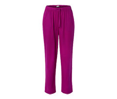 Pantalon en lin, rouge baie