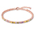 Bracelet tennis argent 925 multicolore