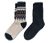 2 paires de chaussettes thermiques