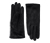 Gants aspect cuir velours