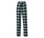 Pantalon relax en flanelle, vert