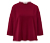 Sweat-shirt manches 3/4, rouge bordeaux