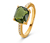 Bague Forest avec cristal vert