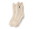 Chaussettes douces avec aspect nounours