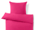 Parure de lit en renforcé, rose vif, taille normale