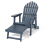 Fauteuil de relaxation Adirondack simple avec repose-pieds extensible