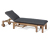 Chaise longue extensible « Tinus » avec matelas de qualité supérieure