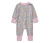 Pyjama pour bébé, fleuri - Imprimé intégral de fleurs multicolores et bords roses