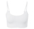 Brassière Seamless avec dentelle, blanc - Blanc