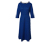 Robe en jersey imprimée - Imprimé intégral bleu foncé-bleu cobalt