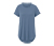 T-shirt long, bleu pigeon - h213