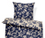 Parure de lit en percale, motif floral, taille normale