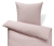 Parure de lit en percale, taille normale, rose