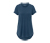 T-shirt long, bleu marine