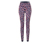 Legging de sport réversible, rose/bleu marine - 1 côté navy, 1 côté alloverprint navy-rose