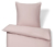 Parure de lit en satin de coton, taille normale, rose