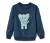 Sweat-shirt enfant avec intérieur gratté, bleu