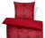 Parure de lit en microfibre et flanelle, rouge, taille normale