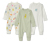 3 pyjamas pour bébé