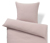 Parure de lit en mousseline, taille normale, rose