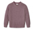 Pull chenille pour enfant, mauve