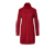 Pull en maille longue avec torsades, rouge