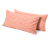 2 taies d’oreiller en microfibre, corail, env. 80 x 40 cm