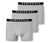 3 boxers SCHIESSER avec coton bio, gris chiné - h395