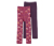 2 Leggings thermiques pour enfant, rose baie