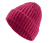 Bonnet en maille, framboise