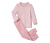 Pyjama pour enfant en maille interlock, rose